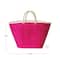 Hello Honey® 27" Pink Palm Leaf Storage Tote Bag